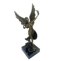 Статуэтка «Ангел с раскрытыми крыльями, щитом и факелом»